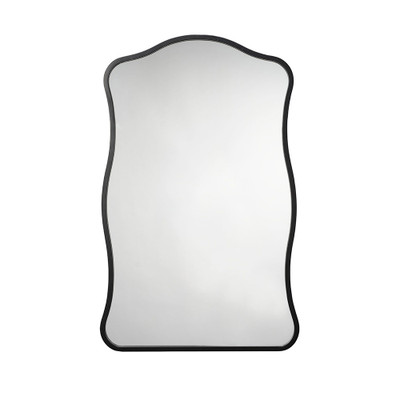 Jamie Young Aurora Wavy Iron Wall Mirror - Black