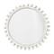 Jamie Young Brighton Round Wood Mirror - White Washed
