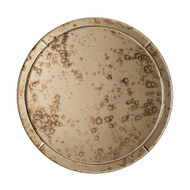 Jamie Young Chambord Antiqued Glass Round Wall Mirror - Small
