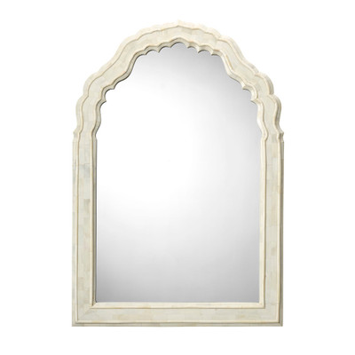 Jamie Young Chateau Camel Bone Arch Wall Mirror