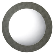 Jamie Young Chester Shagreen Round Mirror - Grey
