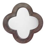 Jamie Young Clover Wood Wall Mirror - Grey Wash