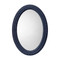 Jamie Young Club Cotton Rope Braided Oval Wall Mirror