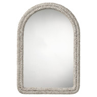 Jamie Young Grain Woven Corngrass Arch Wall Mirror