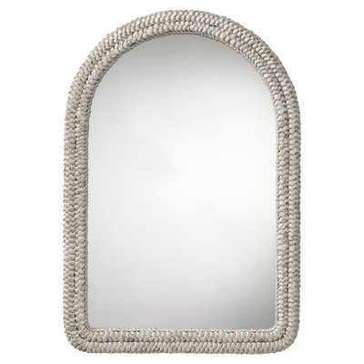 Jamie Young Grain Woven Corngrass Arch Wall Mirror