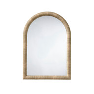 Jamie Young Hill Seagrass Arch Wall Mirror