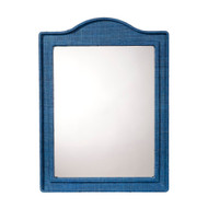 Jamie Young Hilltop Raffia Arch Wall Mirror - Indigo
