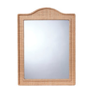 Jamie Young Hilltop Raffia Arch Wall Mirror - Natural