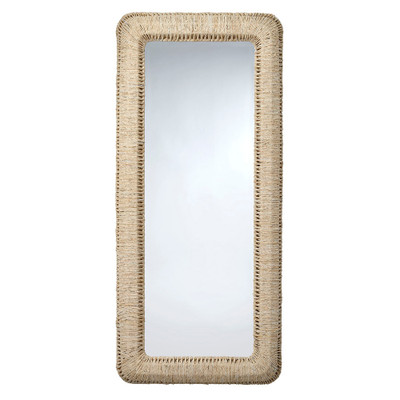 Jamie Young Hollis Rectangle Rope Floor Mirror