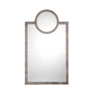 Jamie Young Keystone Vellumn Wall Mirror - Grey