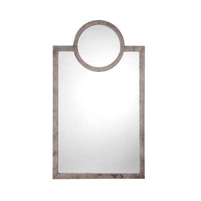 Jamie Young Keystone Vellumn Wall Mirror - Grey