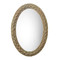 Jamie Young Lark Braided Seagrass Oval Mirror