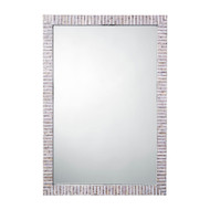 Jamie Young Marmont Mother of Pearl Rectangle Wall Mirror