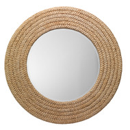Jamie Young Meadow Seagrass Round Mirror