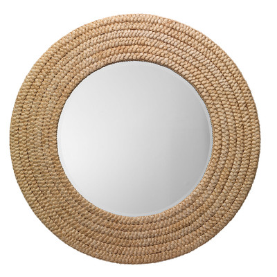 Jamie Young Meadow Seagrass Round Mirror