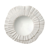 Jamie Young Millstone Resin Round Wall Mirror