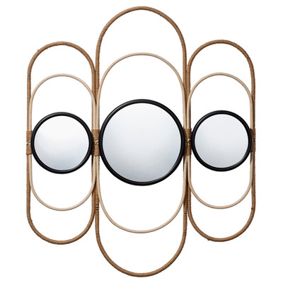 Jamie Young Milo Decorative Jute Mirror