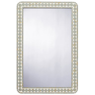 Jamie Young Penny Wood Rectangle Wall Mirror