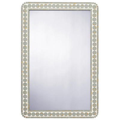 Jamie Young Penny Wood Rectangle Wall Mirror