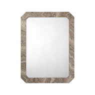 Jamie Young Ravine Wood Wall Mirror - Sand Grey