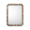 Jamie Young Ravine Wood Wall Mirror - Sand Grey