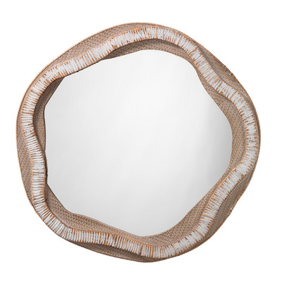 Jamie Young River Organic Rattan Mirror
