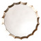 Jamie Young Round Metal Scalloped Wall Mirror