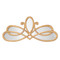 Jamie Young Scroll Mirror - Gold