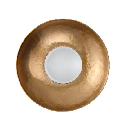 Jamie Young Theia Iron Round Wall Mirror