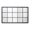 Jamie Young Tribecca Iron Grid Rectangle Wall Mirror - Black