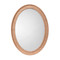 Jamie Young Valley Raffia Oval Wall Mirror - Natural