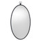 Jamie Young Wade Iron Oval Wall Mirror - Black