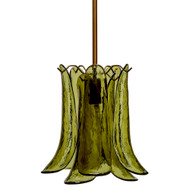 Jamie Young Cala 1-Light Blown Glass Pendant - Green