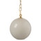 Jamie Young Camber 1-Light Blown Glass Pendant - Taupe