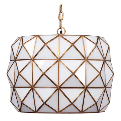 Jamie Young Hollywood 1-Light Glass and Metal Pendant