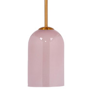 Jamie Young Holt 1-Light Glass Pendant - Pink