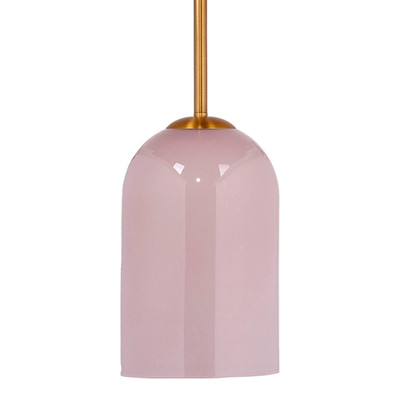 Jamie Young Holt 1-Light Glass Pendant - Pink