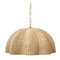 Jamie Young Rosemary 1-Light Natural Palm Leaf Pendant - Small