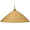 Jamie Young Spun 1-Light Natural Bamboo Pendant - Large