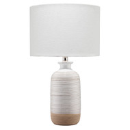 Jamie Young Ashwell Ceramic Table Lamp - White