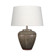 Jamie Young Avondale Ceramic Table Lamp with Linen Shade