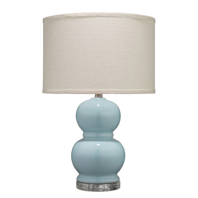 Jamie Young Bubble Ceramic Table Lamp - Blue