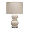 Jamie Young Bubble Ceramic Table Lamp - Cream