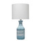 Jamie Young Bungalow Ceramic Table Lamp with Linen Shade - Blue