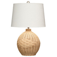 Jamie Young Cape Rattan Table Lamp - Natural