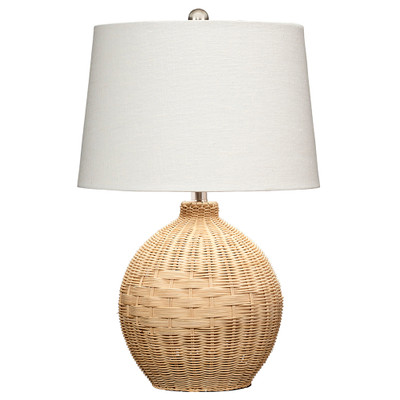 Jamie Young Cape Rattan Table Lamp - Natural