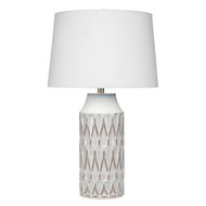 Jamie Young Dalia Ceramic Table Lamp - White