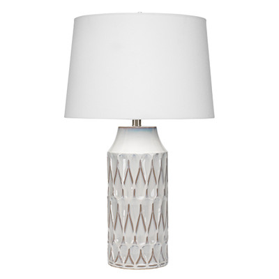 Jamie Young Dalia Ceramic Table Lamp - White