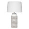 Jamie Young Dalia Ceramic Table Lamp - White