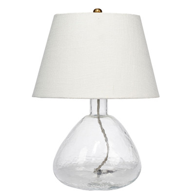 Jamie Young Demi Blown Glass Table Lamp - Clear